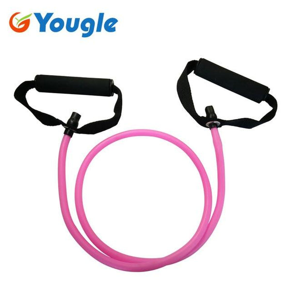 YOUGLE Pilates Latex Tubing Expanders Exercise Tubes Strength Resistance Band Sets Fitness Equipment Pull belt Rope