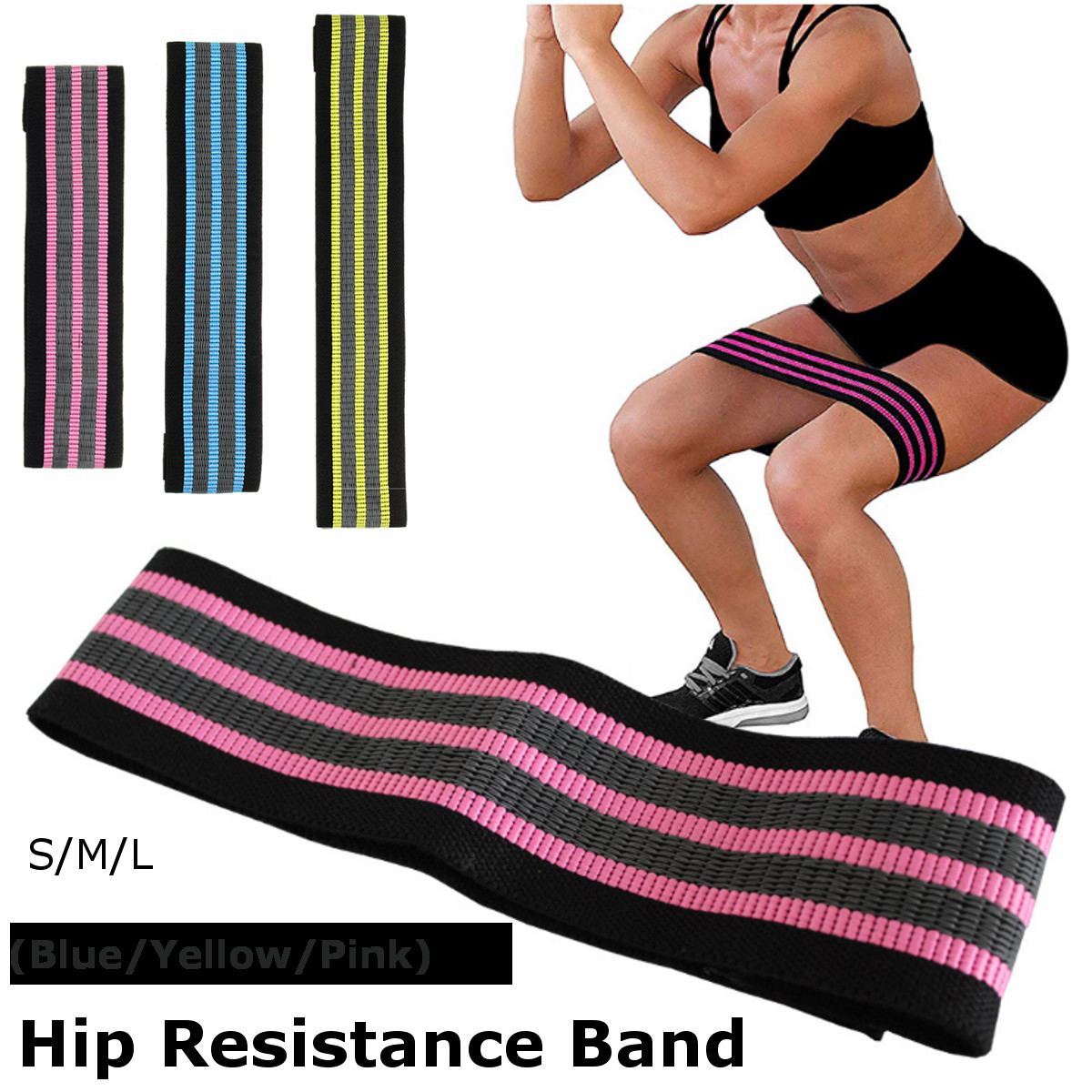 S/M/L Unisex Hips Fitness Resistance Power Yoga Exercise Glutes Leg Elastic Bands Women Squats Fitness Circle Comfortable