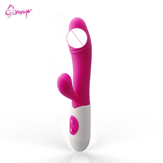 30 Frequency Dildo Vibrator Rabbit Vibrator Dual Function Waterproof G spot Vibrators Clit Stimulation Adult Sex Toys for Women