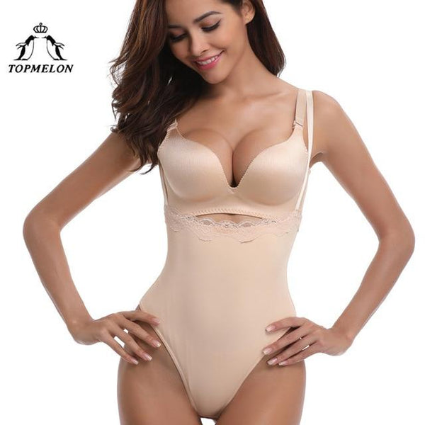 TOPMELON Slimming Body Shaper Underwear Shapewear Bodysuits Women Lingerie Waist trainer Shaper Slimming Underwear Shapers