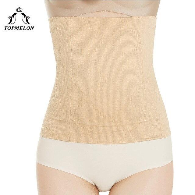 TOPMELON Body Shapers Shapewear Belly Slimming Sheath Stretchy Girdle Cincher 4 Steel Boned Soft Elastic Cinchers