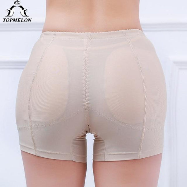 TOPMELON Butt Lifter Pads Lingerie for Women Plus Size Booty Enhancer Thigh Tummy Shaper Padded Underwear Mesh Breathable