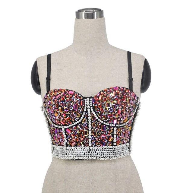 TOPMELON Womens Bustier Tops New Arrival Sexy Floral Corset Luxury Overbust Corselet for Women Sleeveless Slimming Waist Top