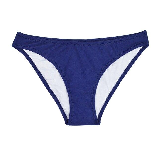 M&M Brazilian Women Bikini Bottoms 2019 Summer Sexy Low Waist Swimwear Two-Piece Separates Swimsuit Print Sports Shorts B608