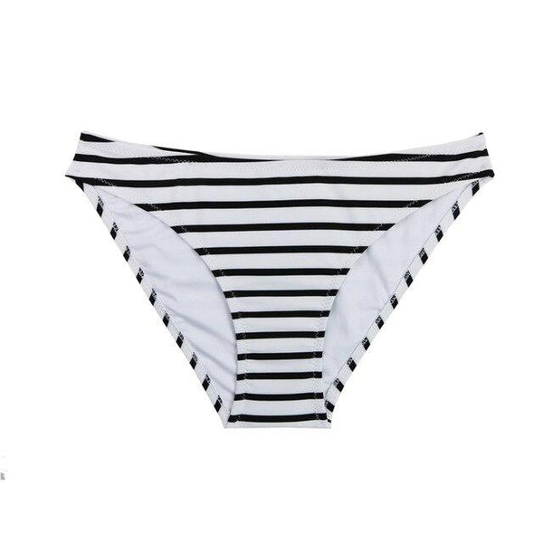 M&M Brazilian Women Bikini Bottoms 2019 Summer Sexy Low Waist Swimwear Two-Piece Separates Swimsuit Print Sports Shorts B608