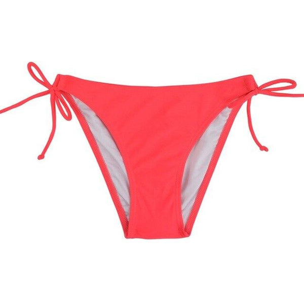 M&M 2019 Women Sexy Mini Bikini Bottom Swimwear Tie Side Swimsuit Bodysuit Micro Bikini Set Board Short Swim Briefs B612