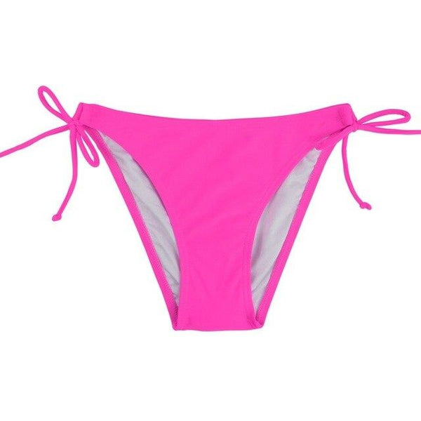 M&M 2019 Women Sexy Mini Bikini Bottom Swimwear Tie Side Swimsuit Bodysuit Micro Bikini Set Board Short Swim Briefs B612