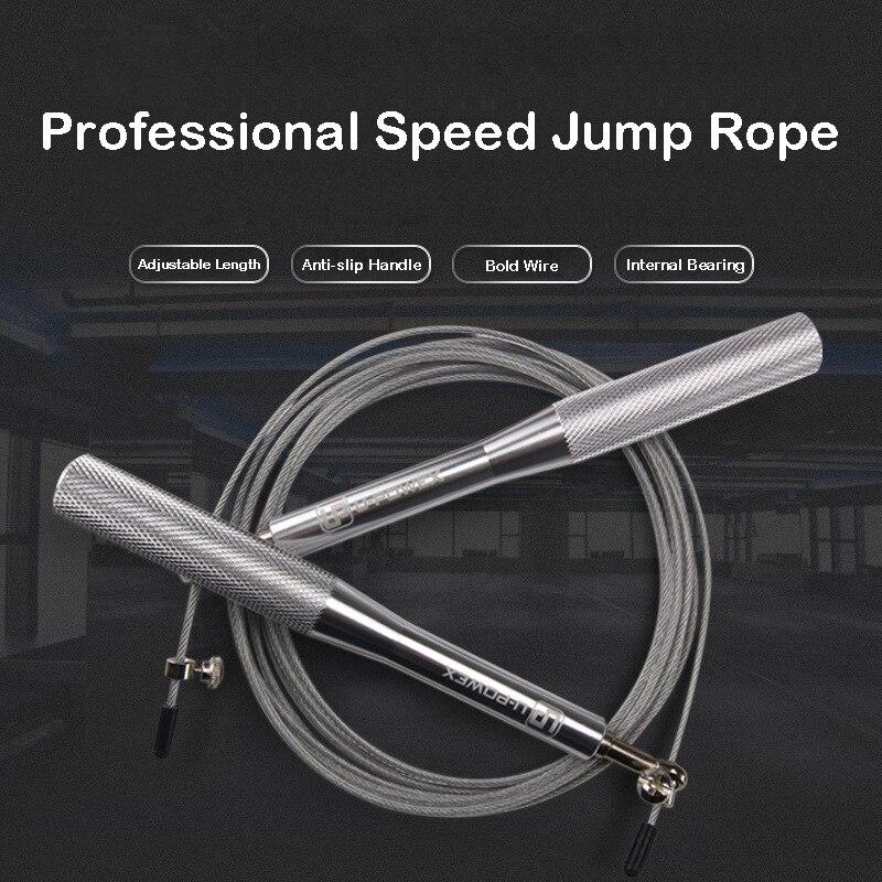 Ball Bearing Crossfit Weight Skip Jump Rope Professional Competition Bold Skipping Rope Fitness Skip Jumping Rope Training