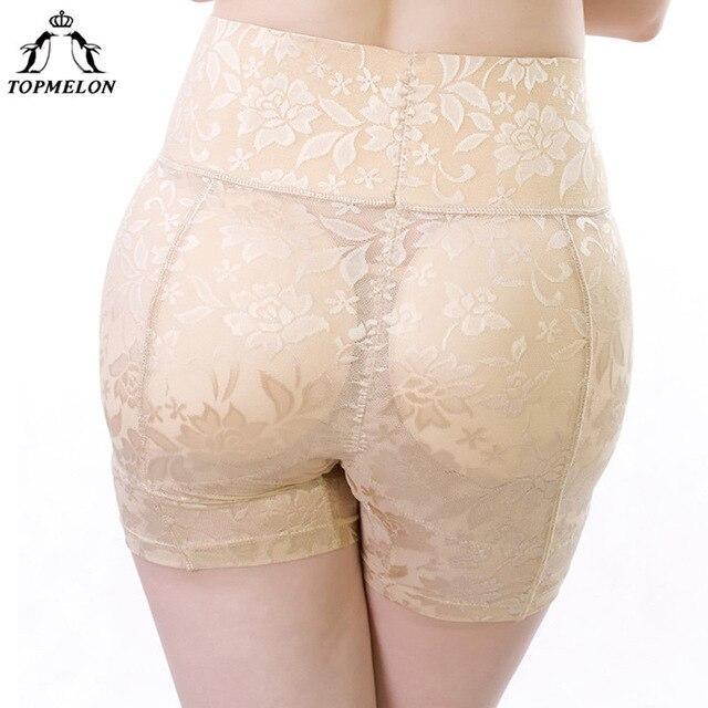 TOPMELON  Slimming Underwear Women Control Pants Butt Lifter Waist TrainerShapwear Shaper High Waist Floral Embroidery Panties