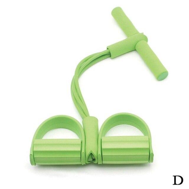 2/4 Tube Strong Fitness Resistance Bands Latex Pedal Exerciser Foot Pull Ropes Yoga Sports Pilates fitness Slimming Equipment