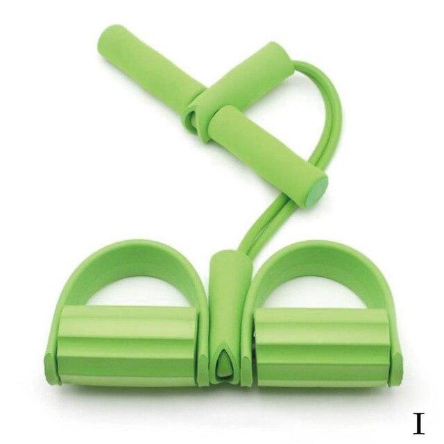 2/4 Tube Strong Fitness Resistance Bands Latex Pedal Exerciser Foot Pull Ropes Yoga Sports Pilates fitness Slimming Equipment