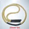 25mmX3M weight skip rope Weighted Jump Ropes Heavy Training Skip Rope Gym Fitness muscle Strength Training Equipment D90506