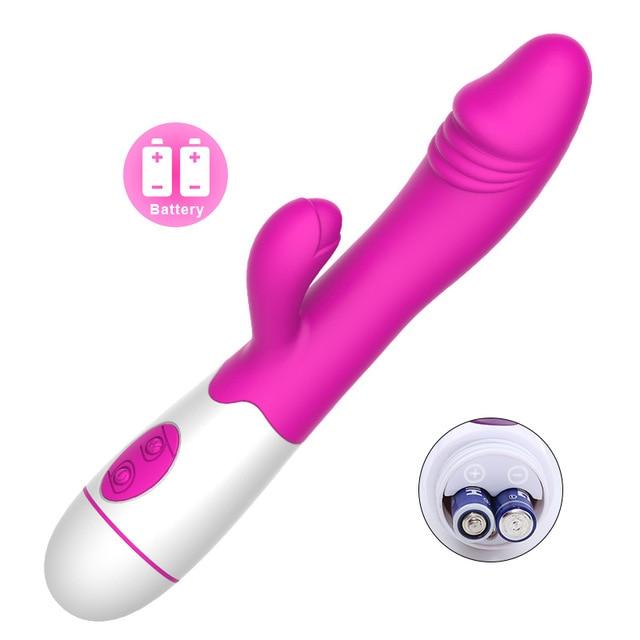 USB Rechargable 30 Speed Rabbit Vibrator for Women Vagina Clit stimulator AV stick G spot Vibrator Dildo Adult sex toy for Women