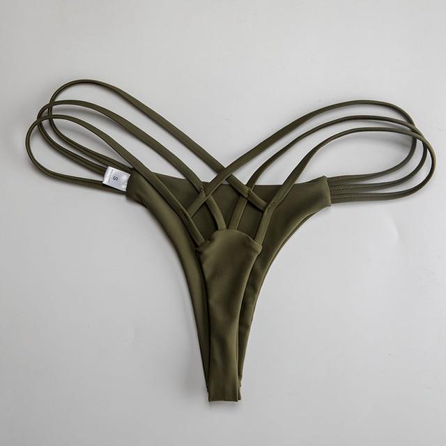 Women Swimsuits Sexy Swimwear Sexy Brazilian Bikini Bottoms women thongs and g strings swim bottoms women
