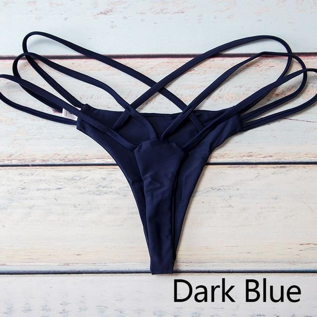 Women Swimsuits Sexy Swimwear Sexy Brazilian Bikini Bottoms women thongs and g strings swim bottoms women