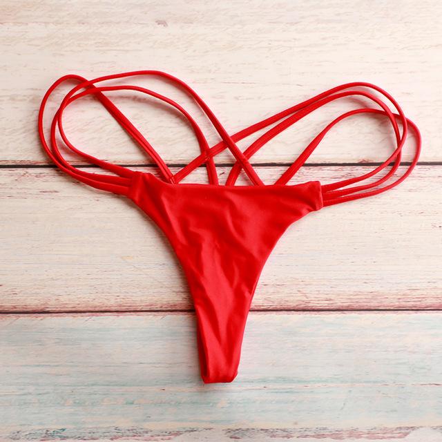 Women Swimsuits Sexy Swimwear Sexy Brazilian Bikini Bottoms women thongs and g strings swim bottoms women