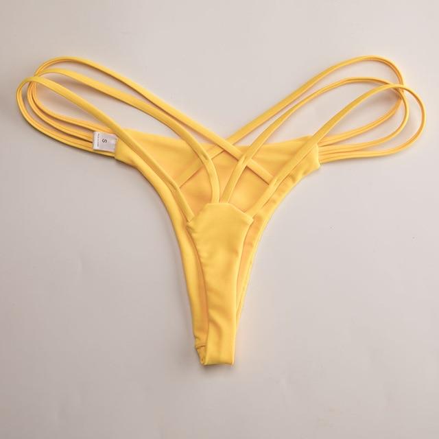 Women Swimsuits Sexy Swimwear Sexy Brazilian Bikini Bottoms women thongs and g strings swim bottoms women