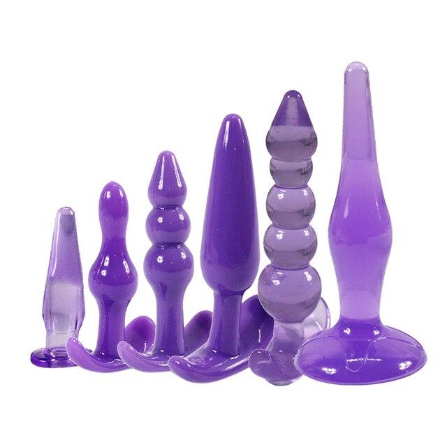 Adult Sex Product Kit Dildo Vibrator & Anal Plugs Finger Massager BDSM Slave Bandage With Ring Adult Games Sex Toys For Couples