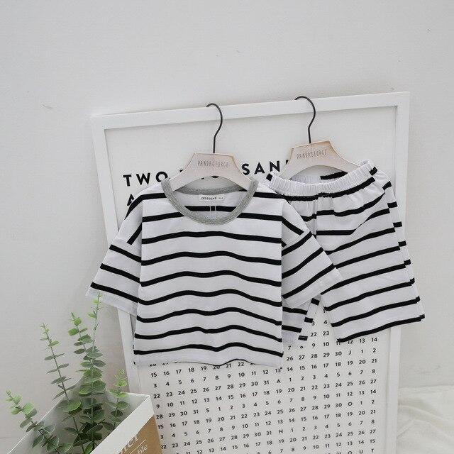 Summer children pajamas set boys girls baby Air conditioning clothes little kid pijamas toddler pyjamas nightgown teen sleepwear