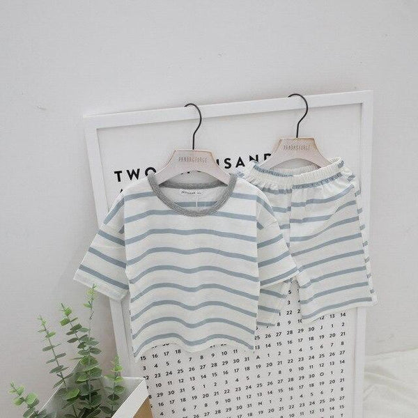 Summer children pajamas set boys girls baby Air conditioning clothes little kid pijamas toddler pyjamas nightgown teen sleepwear