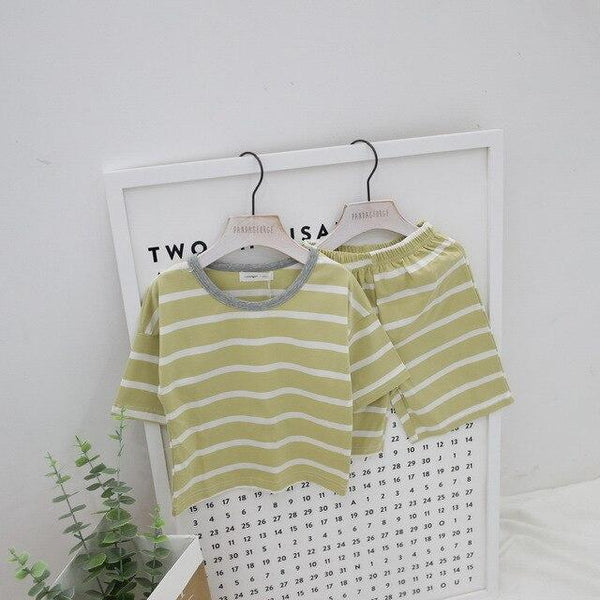 Summer children pajamas set boys girls baby Air conditioning clothes little kid pijamas toddler pyjamas nightgown teen sleepwear