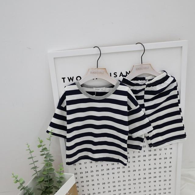 Summer children pajamas set boys girls baby Air conditioning clothes little kid pijamas toddler pyjamas nightgown teen sleepwear