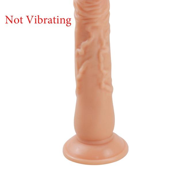 FLXUR 10 Modes Dildo Vibrator Adult Toy Suction Cup Clitoris Stimulator Penis G Spot Vagina Female Masturbator Sex Toy For Women