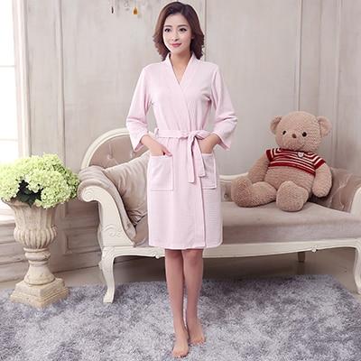 Hot Sale Mens Water Absorption Kimono Bath Robe Men Sexy Summer Robes Male Lounge Plus Size Waffle Bathrobe Dressing Gown