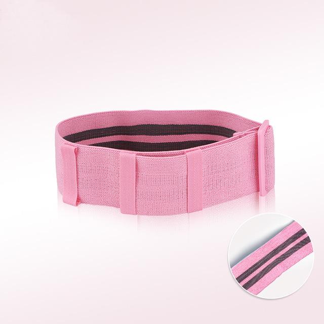 Anti Slip Resistance Bands Adjustable Elastic Hip Booty Bands Thick with Inner Grip Strip for Fitness Legs Butt Glute Workout