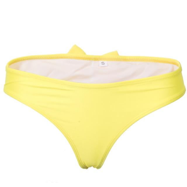New Womens Sexy Brazilian Bowknot Bikini Swimwear Beach Bathing Suit Bottom S-XL