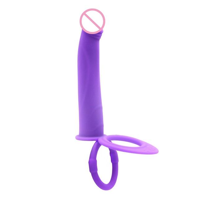 Anal Vibrator Double Penetration Strapon Dildo Vibrator Anal Butt Plug Massager For Beginner G Spot Vibrator Sex Toys For Woman