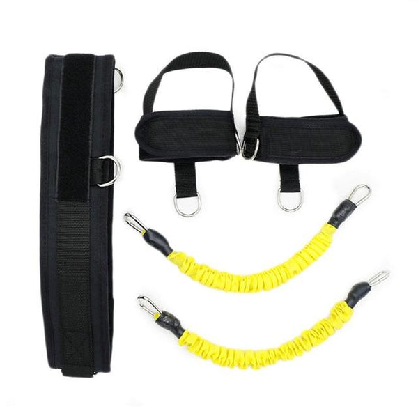 Resistance Band Fitness Bouncing Trainer Rope Basketball Tennis Running Jump Leg Strength Training Agility Pull Strap Equipment