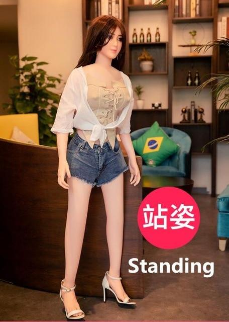 160cm Sit/Stand Realistic Inflatable Sex Doll for Men Masturbator Blow Up Real Male adult supplies Masturbation toys for men