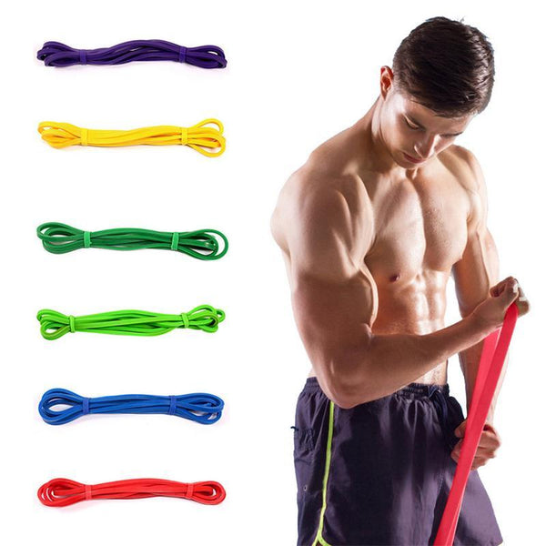 2018 Hot Gym Fitness Equipment Strength Training Latex Elastic Resistance Bands Workout Crossfit Yoga Rubber Loops Sport Pilates
