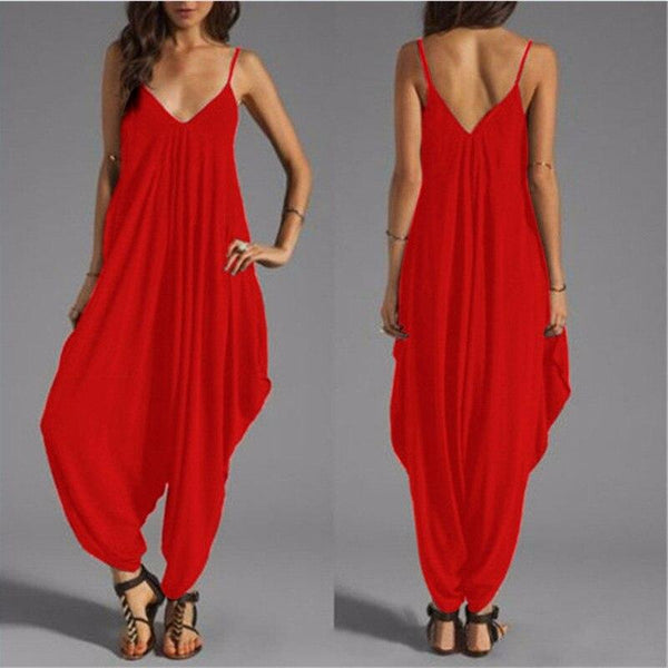 2018 Long Bodysuit Fashion Summer Women's Harem Romper  Sleepwears Elegant Coveralls Playsuit Macacao Clothing