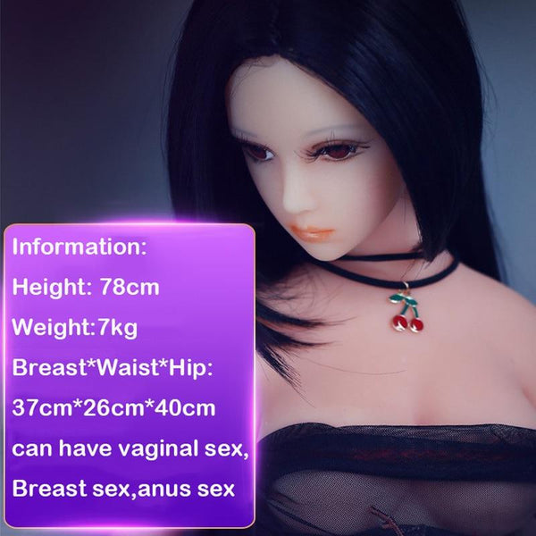 TPE dolls 78cm life size sex doll Blonde beauty sexy girl small Breast mini Vagina Pussy Lifelike doll vaginal, andanus