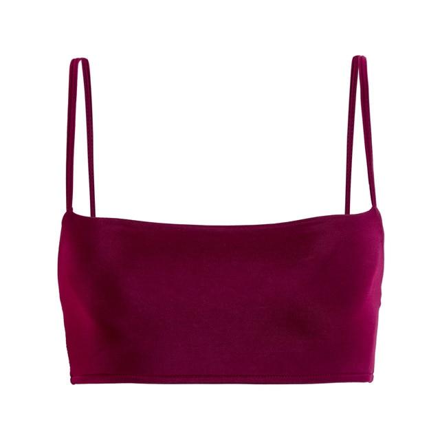 Sexy Women Bandage Sports Bikini Top Push-up Beach Swimwear Beachwear Swimming Swimsuit Summer Bra Two-Piece Separates Bikini