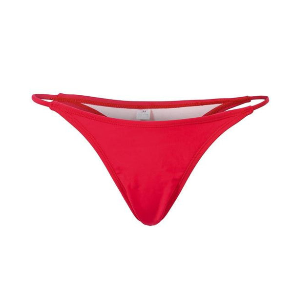 2019 Fashion Sexy Womens Bikini G-String Brazilian Thongs Swimwear Swimsuit Bottom Solid Swimsuit 5 Colors