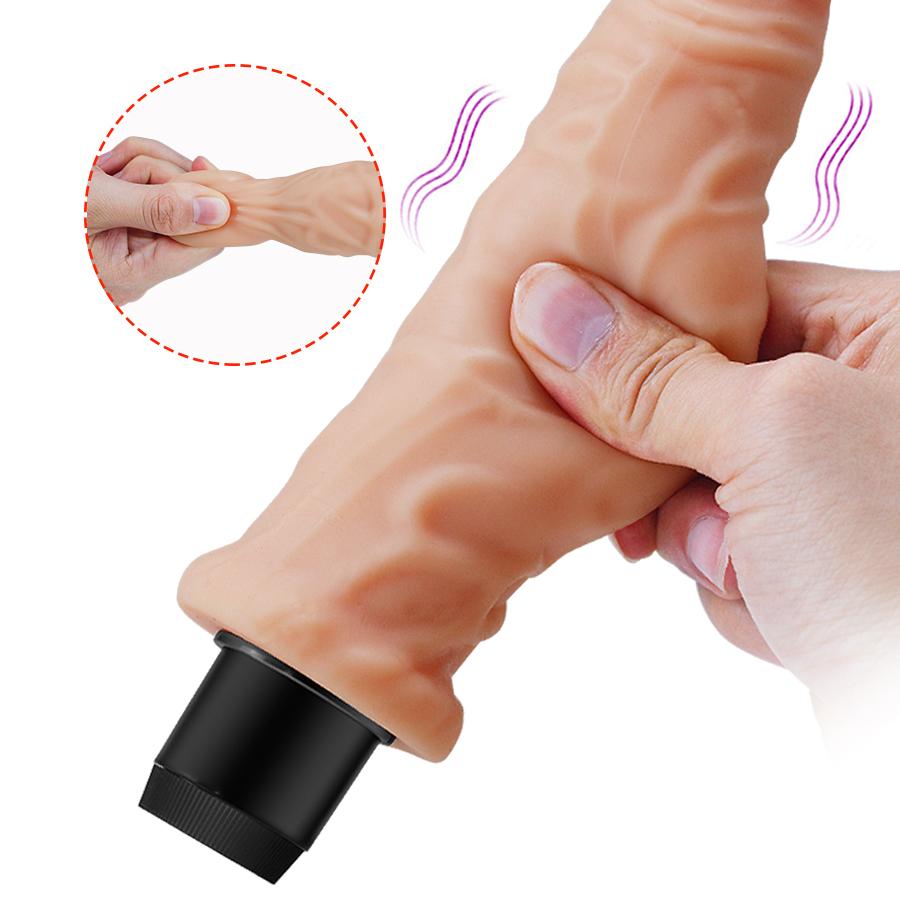 Realistic Big Dildo Vibrator Artificial Big Penis Dick Dildos for Women Erotic Adults Sex Toys Massager Soft Female Masturbator