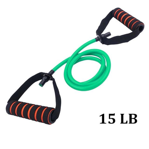 10-30 LB Resistance Bands with Handles Elastic Pull Rope Tubes for Fitness Stretching Workout Resistance Training Expander Bands