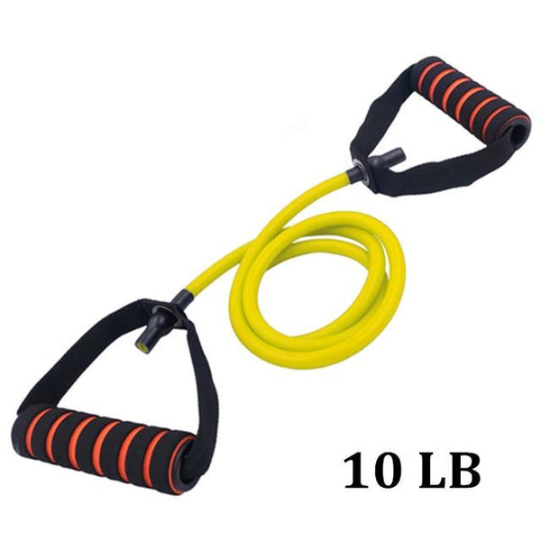 10-30 LB Resistance Bands with Handles Elastic Pull Rope Tubes for Fitness Stretching Workout Resistance Training Expander Bands