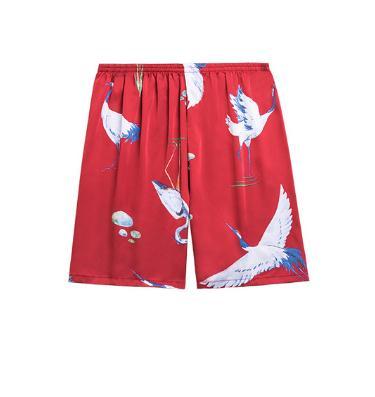 Silk nightgown Men's summer thin bathrobe Tiger nightgown Loose wedding robesilky long sleeve Sleeprobe Plus Size home wear