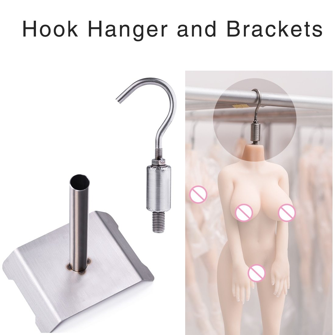 Hook Hanger for silicone Sex Doll TPE Adult Love Doll And Sex doll's head bracket , Brackets and shackles can be customized LOGO