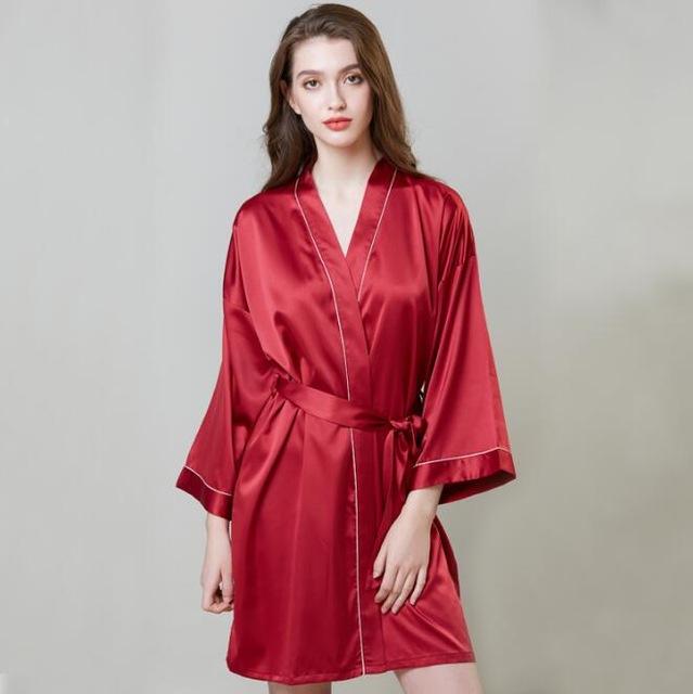 Nightgown Women Vintage Sexy Silk Satin Retro Nightdress Long Lingerie Robe Sleepwear Lady Soft Sleep Dress Nighties Night Gown
