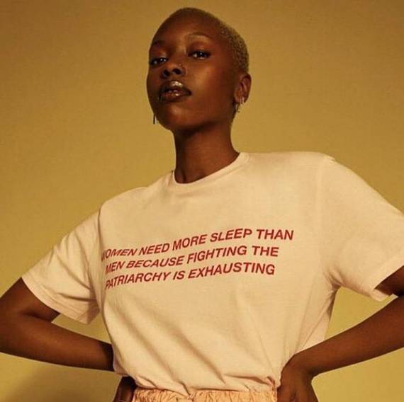 Women Need More Sleep THAN MEN BECAUSE FIGHTING THE PATRIARCHY IS EXHAUSTING T-Shirt Women Funny tshirt Fashion dress plus size