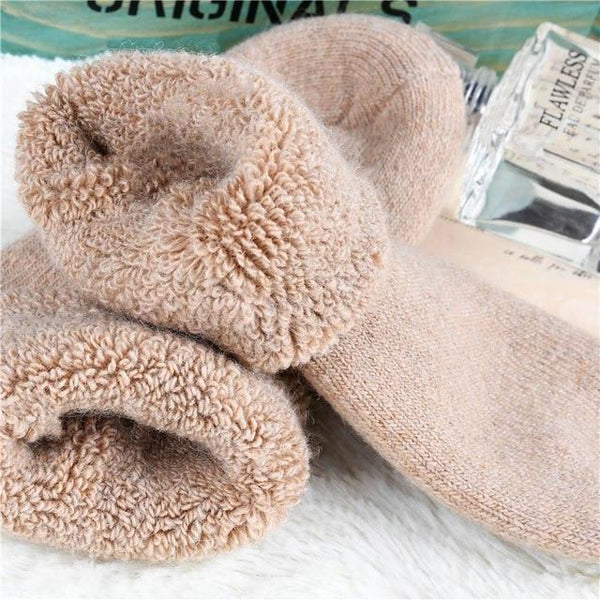 New Autumn Winter Men's Socks Keep Warm Cashmere Wool Socks Thick Solid Casual Protect the Cold Male Meias Home Sleep Socks