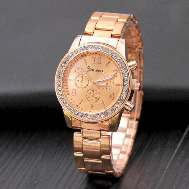 TIke Toker,women watches relogio feminino luxury brand rose gold watch men geneva casual dress diamond quartz ladies watch 09
