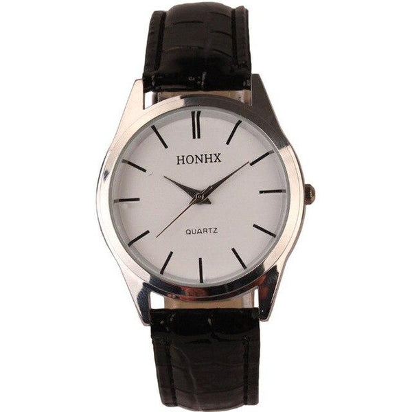 New Arrival Luxury Style Clocks Womens Mens Ladies Mens Watches Leather Quartz Analog Dress Bracelet Wrist Watch Fashion #500717