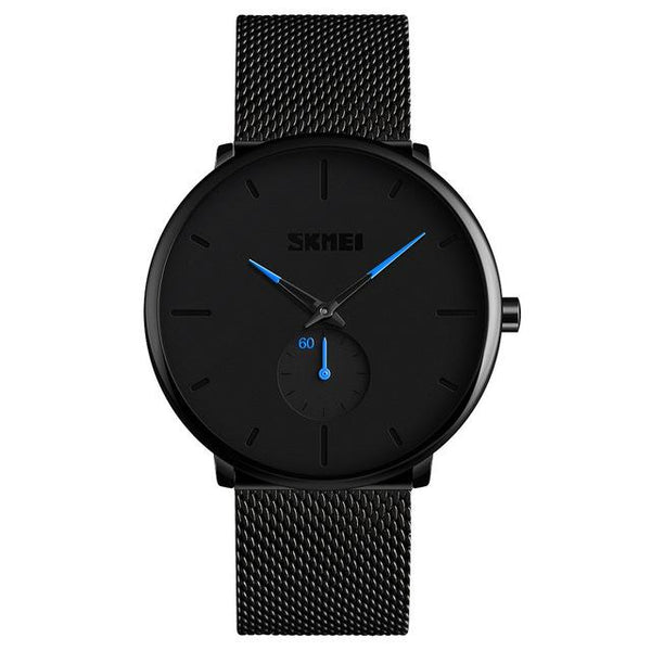 30M waterproof Mens Minimalist Ultra-Thin Analog Dress Stainless Steel Wrist Smart Watch High transparent glass SmartWatch