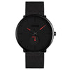 30M waterproof Mens Minimalist Ultra-Thin Analog Dress Stainless Steel Wrist Smart Watch High transparent glass SmartWatch